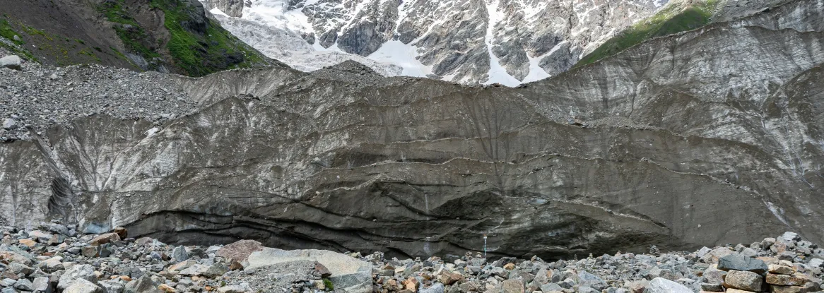 The Head of Shkhara Glacier